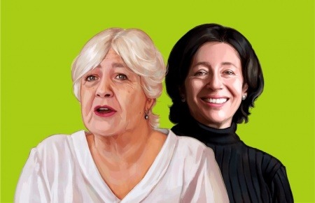 Mónica González y María Teresa Ronderos. Ilustración: Silvana Bossa.